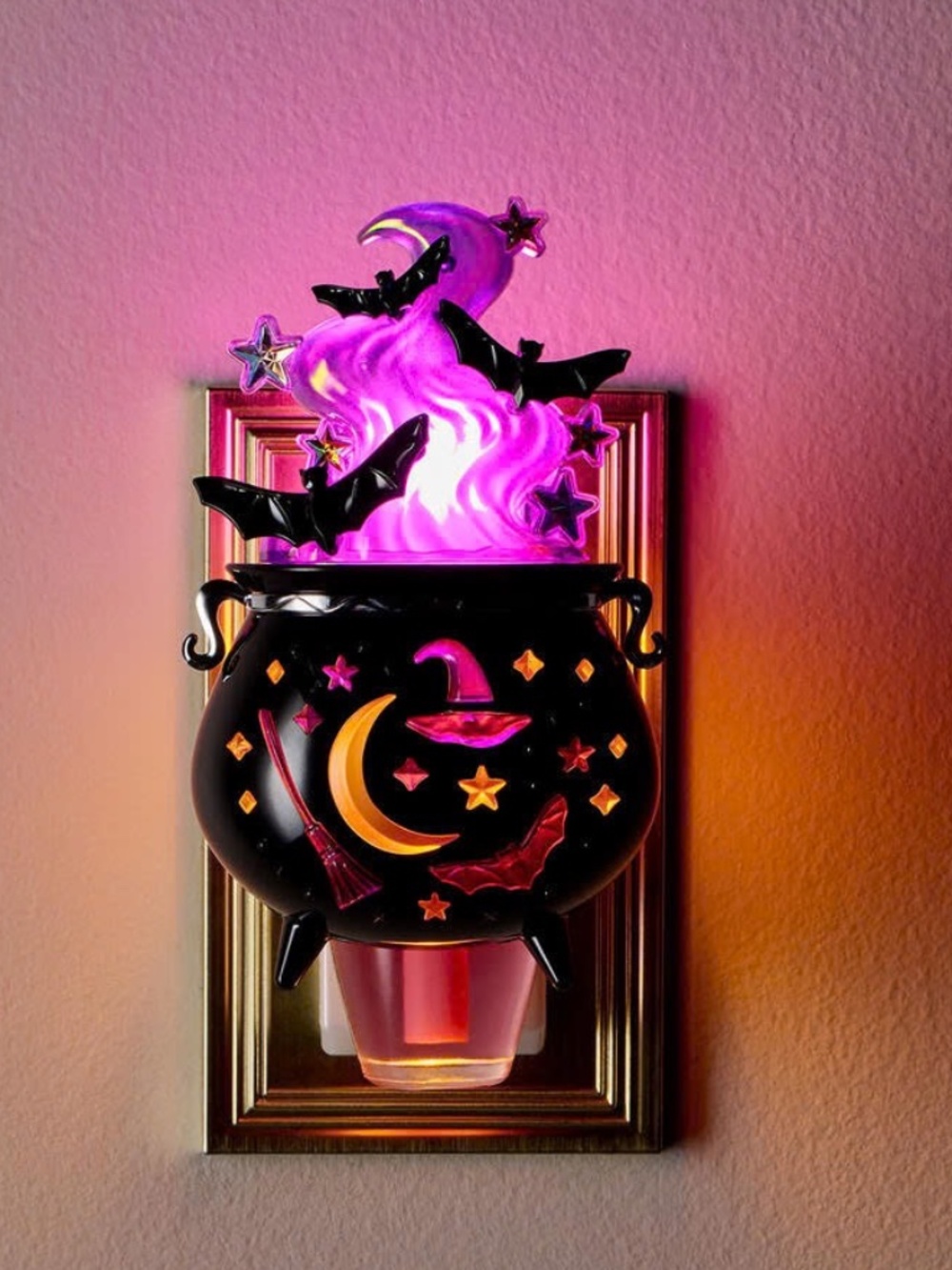 Encrusted CAULDRON Nightlight Wallflowers Fragrance Plug